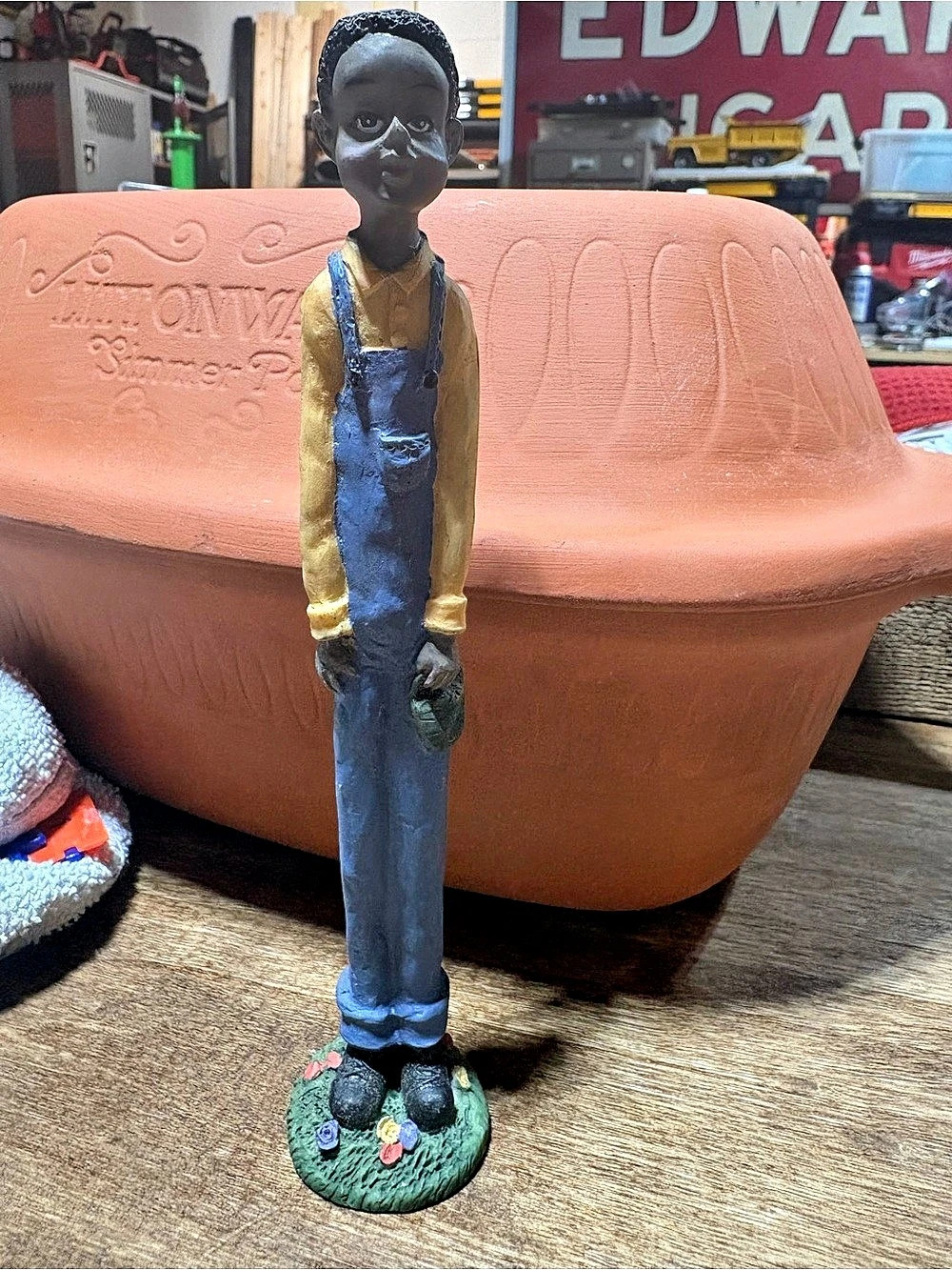 Painted Figurine Decor